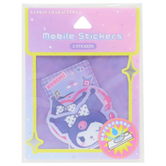Japan Sanrio Waterproof Mobile Sticker Pack - Kuromi : Pop Street