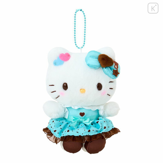 Japan Sanrio Original Mascot Holder - Hello Kitty : Chocolate Mint - 1