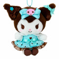 Japan Sanrio Original Mascot Holder - Kuromi : Chocolate Mint - 2