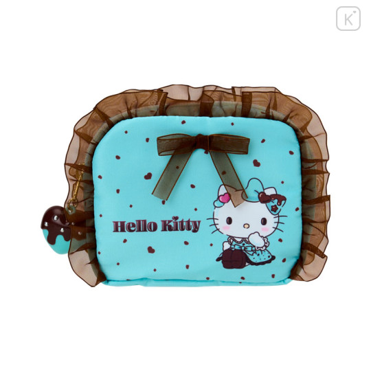 Japan Sanrio Original Pouch - Hello Kitty : Chocolate Mint - 1