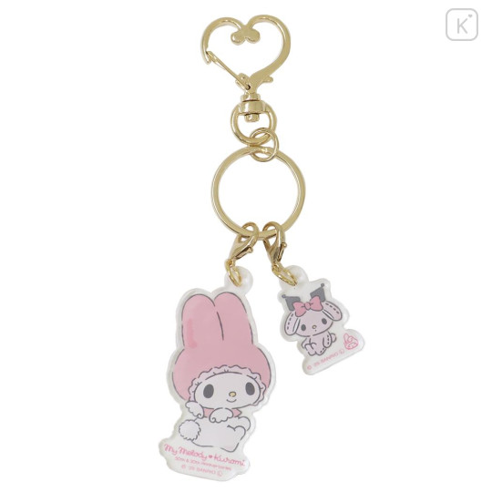 Japan Sanrio Double Acrylic Keychain - My Melody - 1