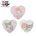 Japan Sanrio Heart Badge Set - My Melody 50th & Kuromi 20th Anniversary - 1