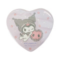Japan Sanrio Heart Badge Set - My Melody 50th & Kuromi 20th Anniversary - 3