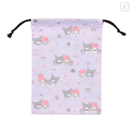 Japan Sanrio Drawstring Bag - My Melody 50th & Kuromi 20th Anniversary - 2
