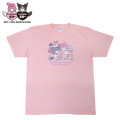 Japan Sanrio T-shirt - My Melody 50th & Kuromi 20th Anniversary Pink - 1