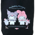 Japan Sanrio Tote Bag - My Melody 50th & Kuromi 20th Anniversary Black - 4