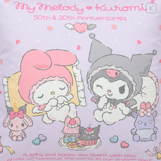Japan Sanrio Cushion - My Melody 50th & Kuromi 20th Anniversary - 4