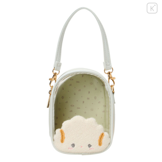 Japan Sanrio Fluffy Plush Pouch - Cogimyun - 1