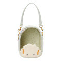 Japan Sanrio Fluffy Plush Pouch - Cogimyun - 1