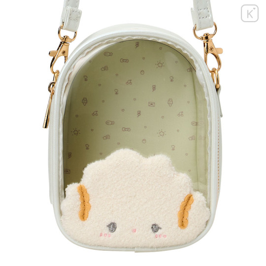 Japan Sanrio Fluffy Plush Pouch - Cogimyun - 2