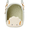 Japan Sanrio Fluffy Plush Pouch - Cogimyun - 2