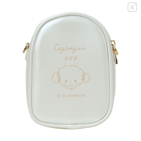 Japan Sanrio Fluffy Plush Pouch - Cogimyun - 3