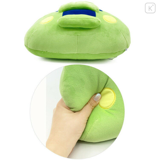 Japan Tamagotchi Die-cut Cushion - Kuchipatchi : Happy Face - 3