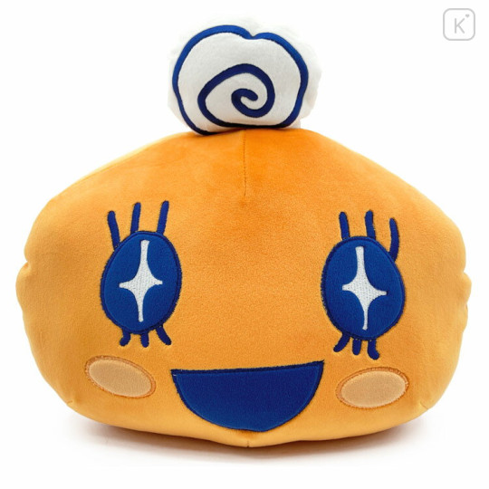 Japan Tamagotchi Die-cut Cushion - Memetchi : Happy Face - 1