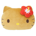 Japan Sanrio Die-cut Cushion - Hello Kitty : Tan Swimsuit Party - 1