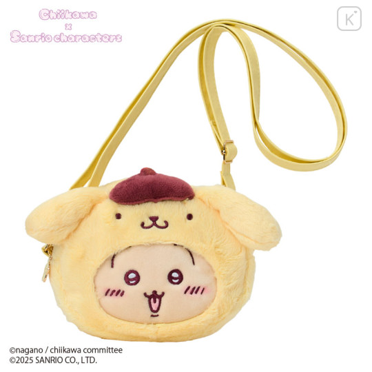[Pre-order] Japan Chiikawa × Sanrio Pochette - Pompompurin & Usagi - 1