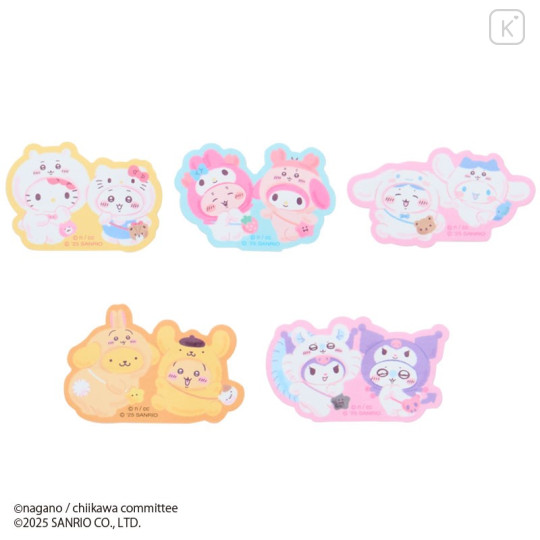 Japan Chiikawa × Sanrio Sticker Pack - 5