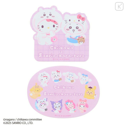 [Pre-order] Japan Chiikawa × Sanrio Sticker Pack - 6