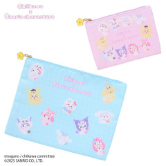 【Pre-order】 Japan Chiikawa × Sanrio Flat Pouch Set