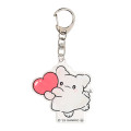 Japan Sanrio Acrylic Keychain - Hanamaruobake : Heart - 1