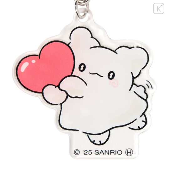 Japan Sanrio Acrylic Keychain - Hanamaruobake : Heart - 2