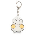 Japan Sanrio Acrylic Keychain - Hanamaruobake : Cheering - 1
