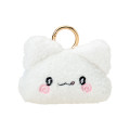 Japan Sanrio Softly Glowing Face Pouch with Carabiner - Hanamaruobake : Tongue Out - 1
