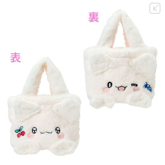 Japan Sanrio Mini Tote Bag - Hanamaruobake : Cherry - 1