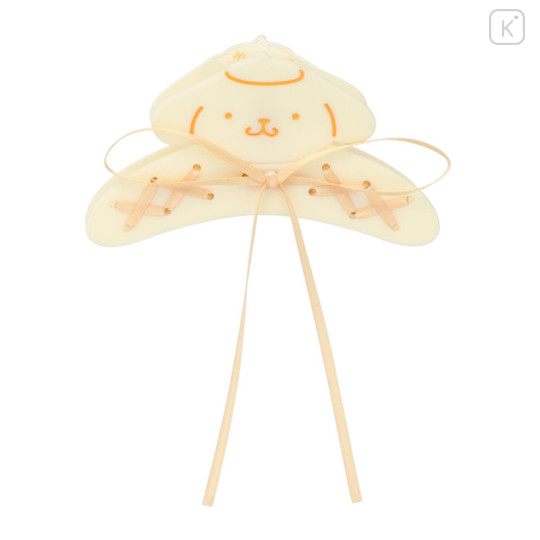 Japan Sanrio Hair Clip - Pompompurin : Stylish Ribbon - 1