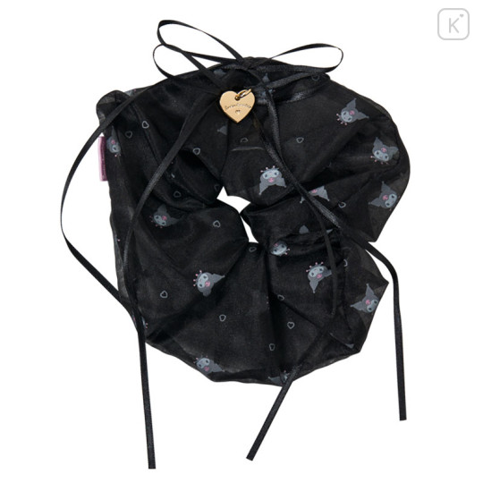 Japan Sanrio Scrunchie - Kuromi : Stylish Ribbon - 1