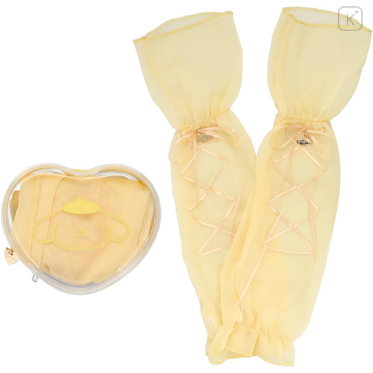 Japan Sanrio Arm Cover with Pouch - Pompompurin : Stylish Ribbon - 1