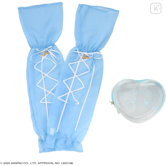 Japan Sanrio Arm Cover with Pouch - Cinnamoroll : Stylish Ribbon - 3