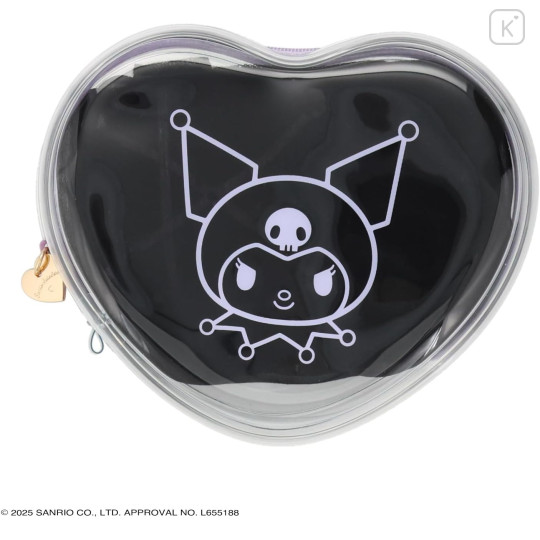 Japan Sanrio Arm Cover with Pouch - Kuromi : Stylish Ribbon - 7