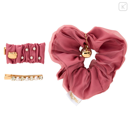Japan Sanrio Pearl Hair Accessory Set - Hello Kitty - 2