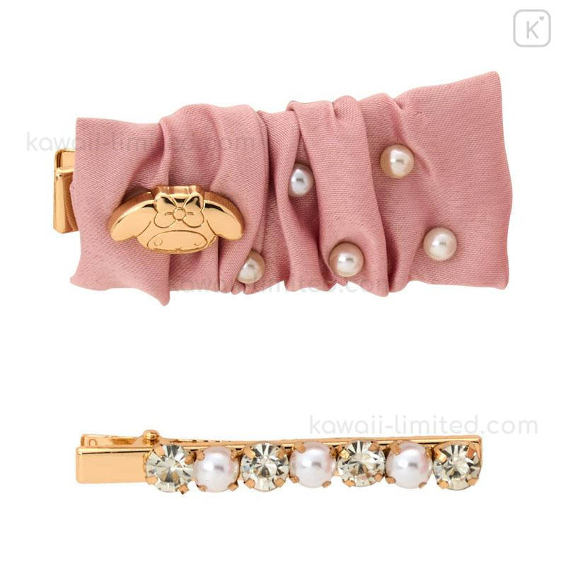 Pearl パンデイロ yumiy Japan Sanrio Pearl Hair Accessory Set - My Melody | Kawaii