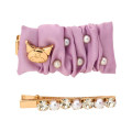 Japan Sanrio Pearl Hair Accessory Set - Kuromi - 4