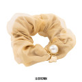 Japan Peanuts Pearl Hair Accessory Set - Snoopy : Brown - 2