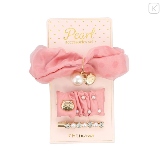 Japan Chiikawa Pearl Hair Accessory Set - Chiikawa - 1