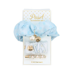 Japan Chiikawa Pearl Hair Accessory Set - Hachiware