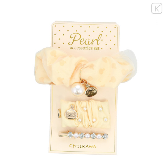 Japan Chiikawa Pearl Hair Accessory Set - Usagi - 1