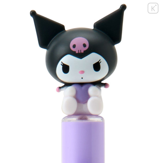 Japan Sanrio Original Mascot Ballpoint Pen - Kuromi - 3