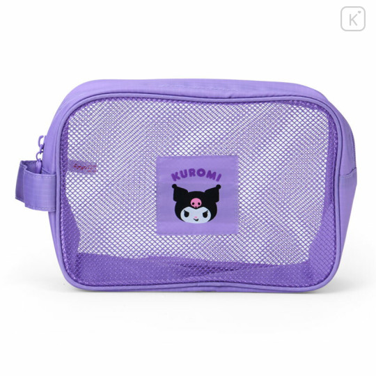 Japan Sanrio Original Travel Pouch Set - Kuromi - 3