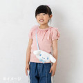 Japan Sanrio Original Kids Face-shaped Neck Coin Case - Kuromi - 5