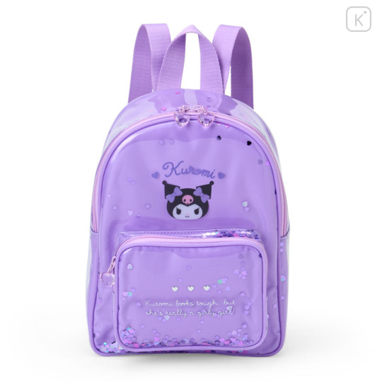 Japan Sanrio Original Kids Backpack - Kuromi - 1