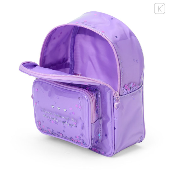 Japan Sanrio Original Kids Backpack - Kuromi - 3