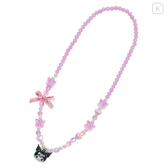 Japan Sanrio Original Kids Necklace - Kuromi - 1