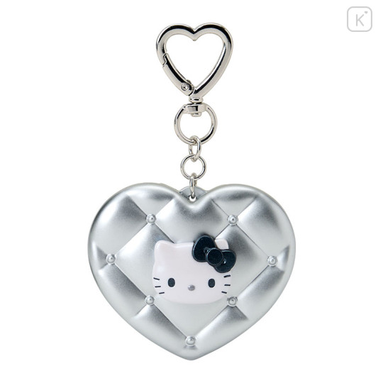 Japan Sanrio Original Mirror Mascot Keychain - Hello Kitty : Metallic - 1