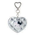Japan Sanrio Original Mirror Mascot Keychain - Hello Kitty : Metallic - 1