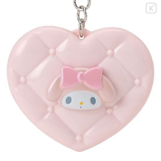 Japan Sanrio Original Mirror Mascot Keychain - My Melody : Metallic - 2