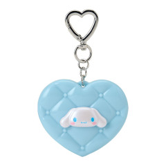 Japan Sanrio Original Mirror Mascot Keychain - Cinnamoroll : Metallic